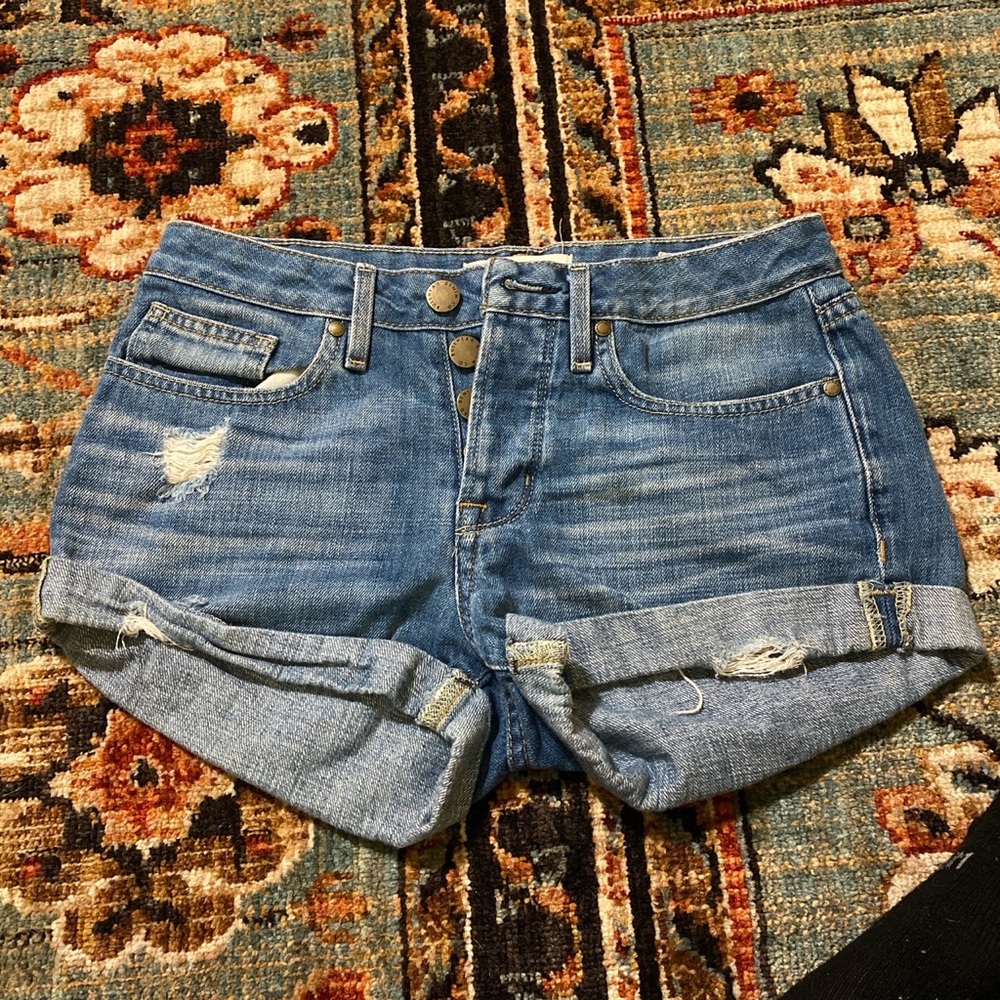 Bullhead Distressed Denim Jean Shorts
